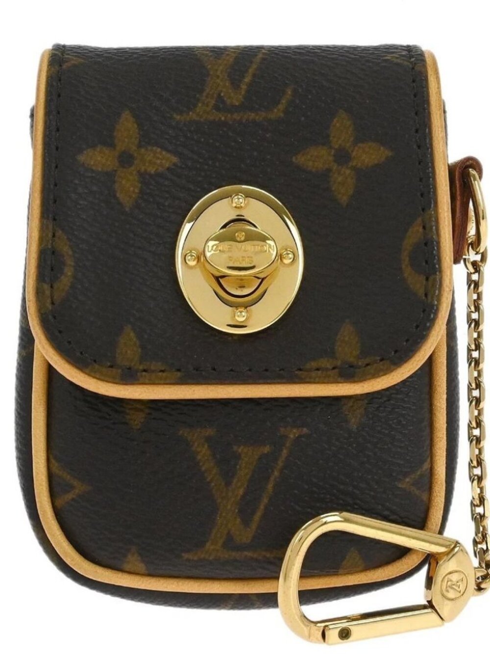 Louis Vuitton Monogram Pochette Tulum Pouch Bag Key Holder